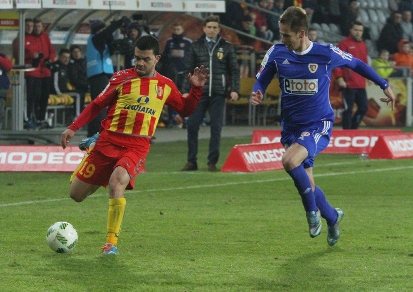 Remis Korony z Piastem Gliwice 1:1. 13 gol Cabrery   