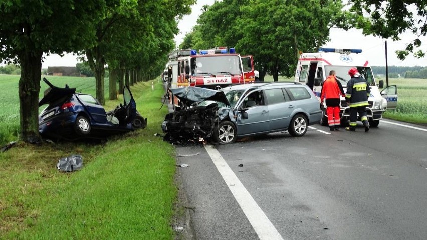 Wypadek w Bolewicach: Pod Nowym Tomyślem zginęła jedna osoba