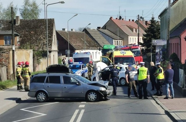 Wypadek w Policach - 11.05.2021