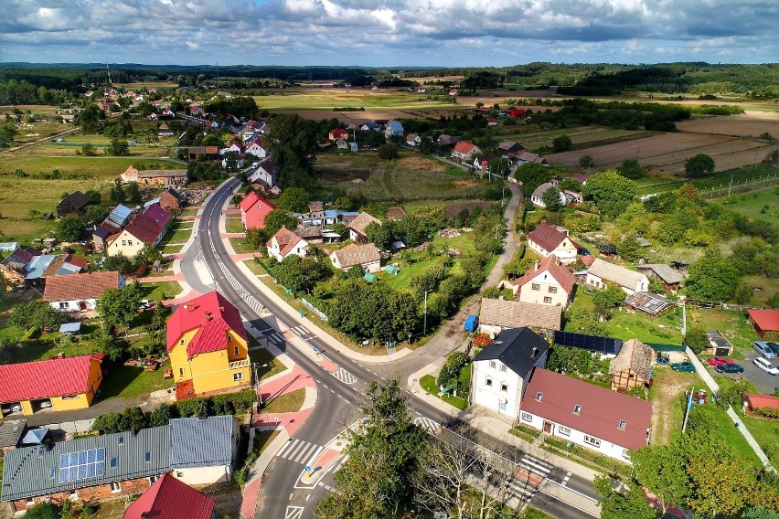 Trzemeszno Lubuskie z lotu ptaka