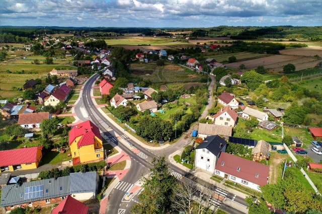 Trzemeszno Lubuskie z lotu ptaka