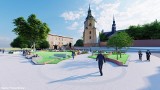 Tak chcą zmienić plac przy katedrze w Kielcach. Ma być dużo zieleni. Zobacz wizualizacje
