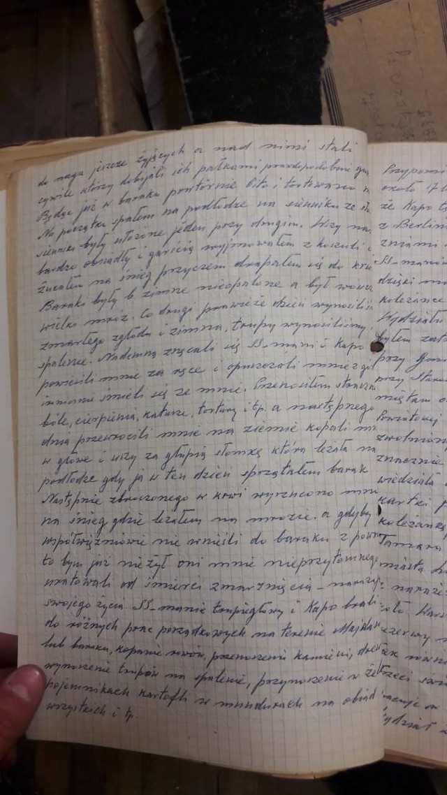 Fragment życiorysu więźnia Majdanka, odnaleziony przez IPN w Krakowie