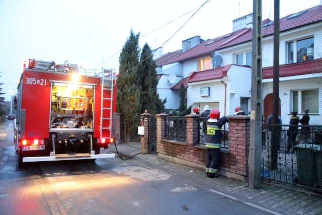 Wrocław, pożar w domu jednorodzinnym przy ul. Sycowskiej