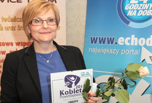 Marzena Pankowska &#8211; Bednarska zwyciężyła w plebiscycie "Kobieta Przedsiębiorcza&#8221; w powiecie przysuskim.