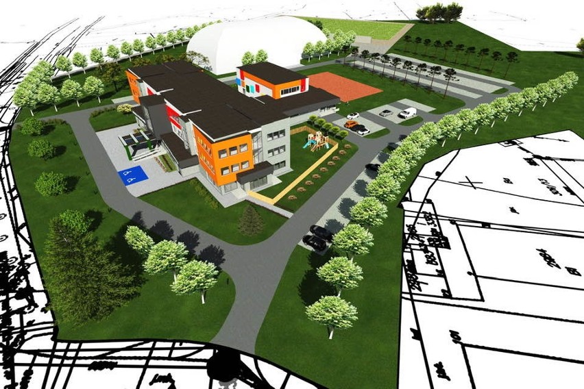 Wieliczka. Tak będzie wyglądać nowa miejska szkoła podstawowa [WIZUALIZACJE] [9.05.]