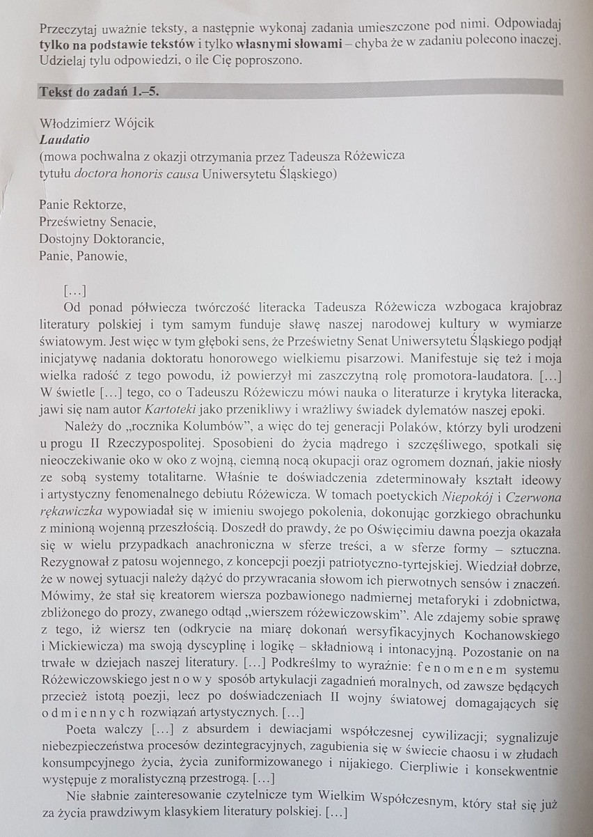 MATURA 2018: [POLSKI] ODPOWIEDZI, ARKUSZE CKE, TEMATY, POZIOM PODSTAWOWY, ROZSZERZONY. Wszystko w serwisie EDUKACJA