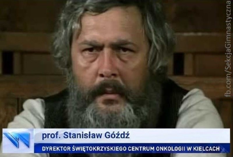 Profesor Stanisław Góźdź bohaterem memów po wpadce "Wiadomości" TVP