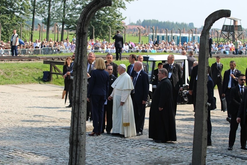 Papież Franciszek w Auschwitz Birkenau