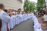 Pierwsza komunia św. w kościele św. Jakuba w Skierniewicach [ZDJĘCIA]