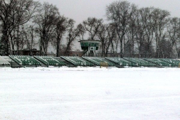 Tak w piątkowe popołudnie wyglądała murawa stadionu przy ul. Struga 63, gdzie jutro o 13 Radomiak ma zagrać z Resovią.