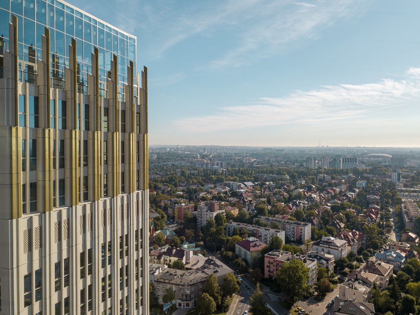 Kraków. Do wylicytowania niecodzienne widoki. Zwiedzanie najwyższego budynku na aukcji Wielkiej Orkiestry Świątecznej Pomocy [ZDJĘCIA]