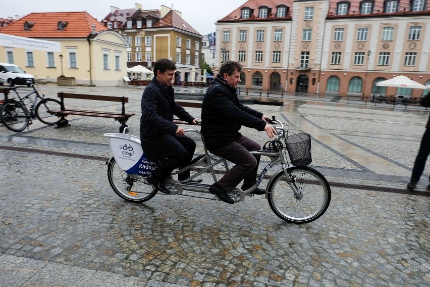 BiKer Białystok. W mieście pojawiły się pierwsze tandemy (zdjęcia)