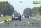 Zatrzymany pirat drogowy. Jechał 208 km/h. Zobacz policyjne nagranie