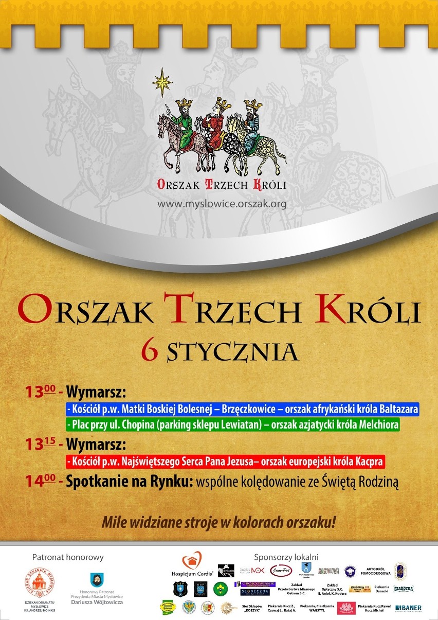 Orszak Trzech Króli w Mysłowicach