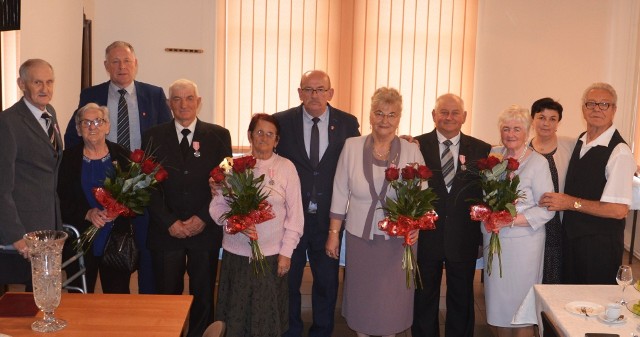 Medale otrzymali państwo:Maria i Jan Witkowscy ze Świecia nad Osą, Teresa i Franciszek Mogowie z Lisnowa-Zamku, Maria i Kazimierz Brodowie z Lisnówka oraz  Stefania i Tadeusz Kwiatkowscy ze Świecia nad Osą