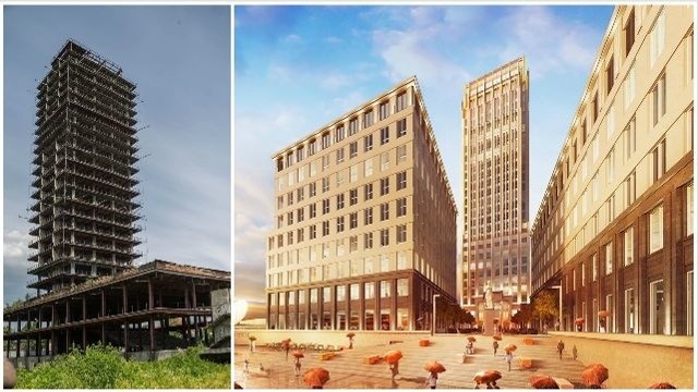 Szkieletor zamieni się w Unity Tower. Kompleks biurowców docelowo ma nosić nazwę Unity Centre.