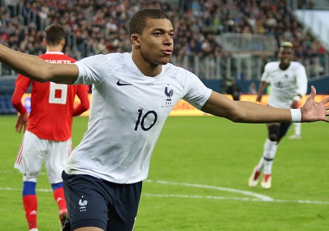 MŚ 2018. Kylian Mbappe zdobył pierwszego gola w meczu Francja - Peru