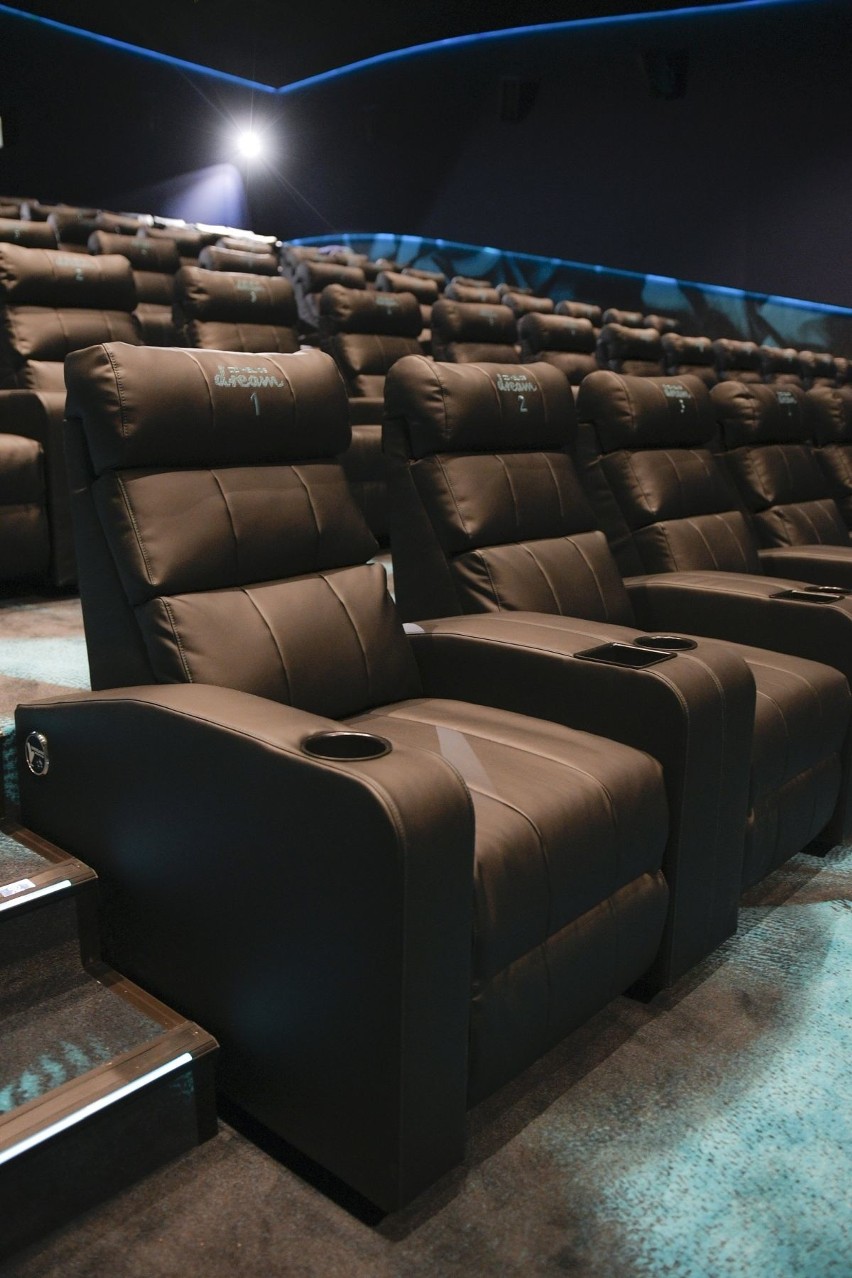 Kino Helios w Kielcach otwiera salę Dream ze skórzanymi, rozkładanymi fotelami i obrazem 4K. Zobaczcie to cudo [WIDEO, ZDJĘCIA]