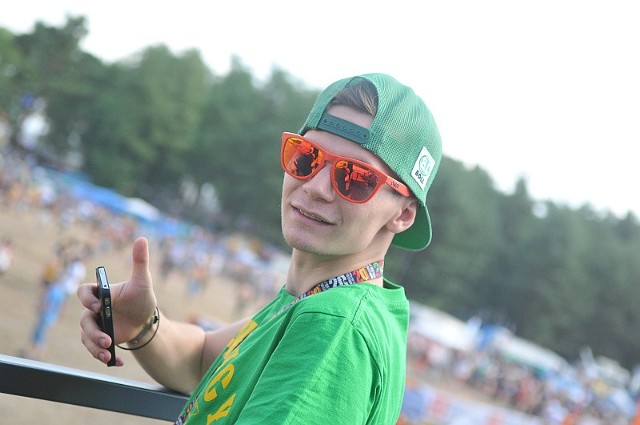 Patryk Dudek na Przystanku Woodstock 2014.