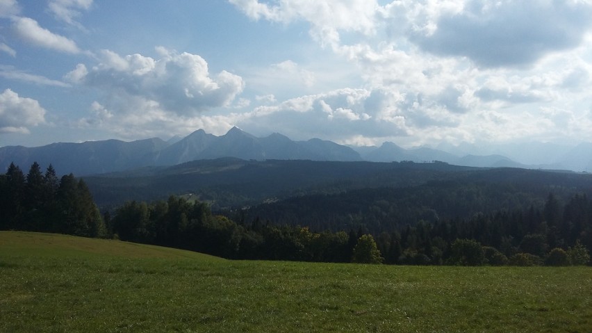 Pętla Spiska - widok na Tatry Bielskie