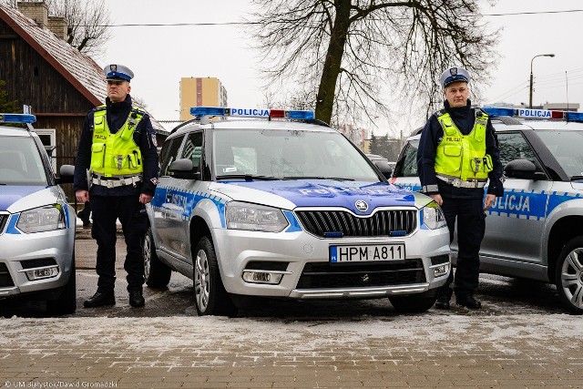 Komenda Miejska Policji w Białymstoku ma nowe radiowozy