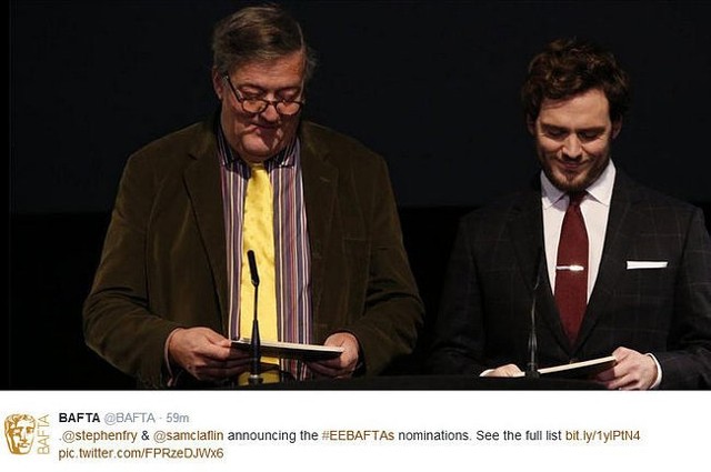 Nominacje do nagród BAFTA 2015 (fot. screen z Twetter.com)(fot. screen z Twetter.com)