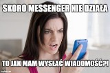 Awaria Facebooka - nie działa Messenger, a internauci komentują. Zobacz najlepsze memy