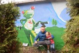 Kolorowe graffiti upiększyły garaże przy ul. Chopina w Rydułtowach 