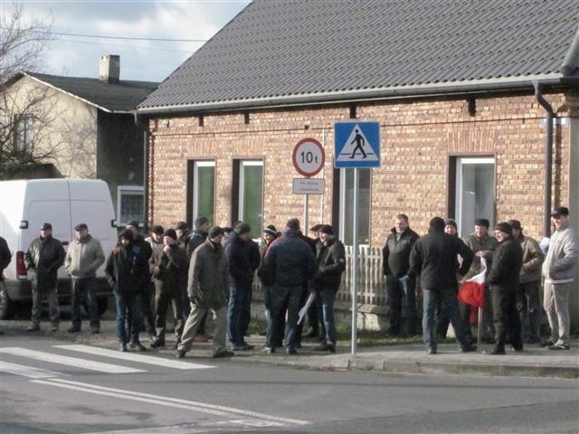 Protest rolników na DK 43 w Waleńczowie