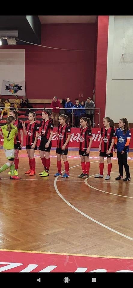 Futsalistki Unii Opole U14.