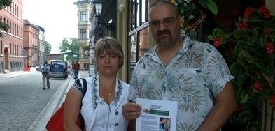 Agnieszka Hajdas i Artur Wojciechowski, inicjatorzy akcji pomocy Karilinie