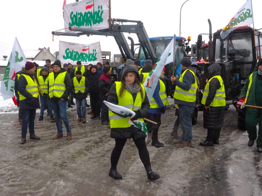 Protest rolników w regionie koszalińskim