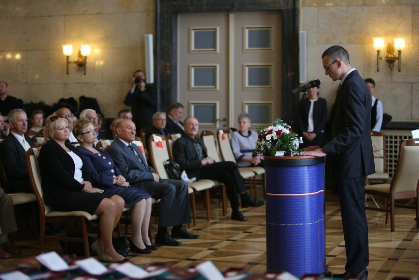 Ceremonia wręczenia Krzyży Wolności i Solidarności w...