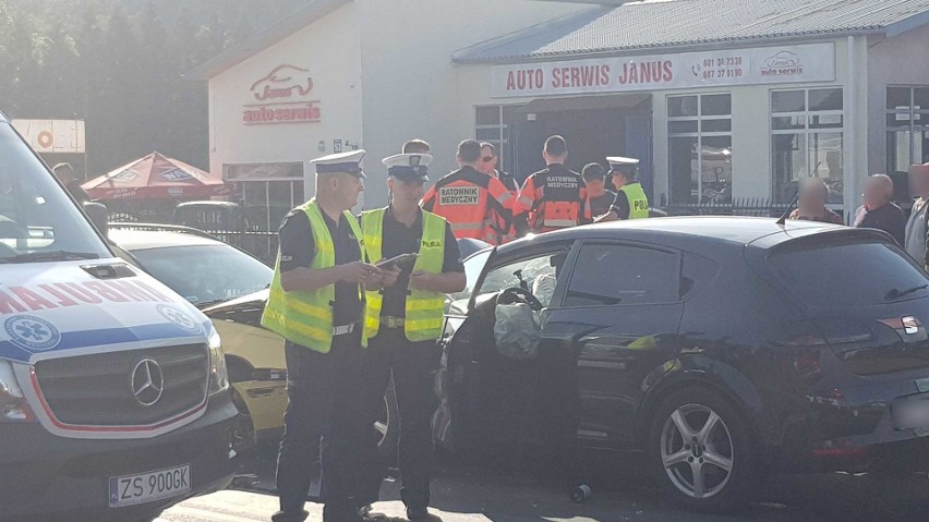 Wypadek pod Koszalinem. Około 8.30 doszło do zderzenia dwóch...