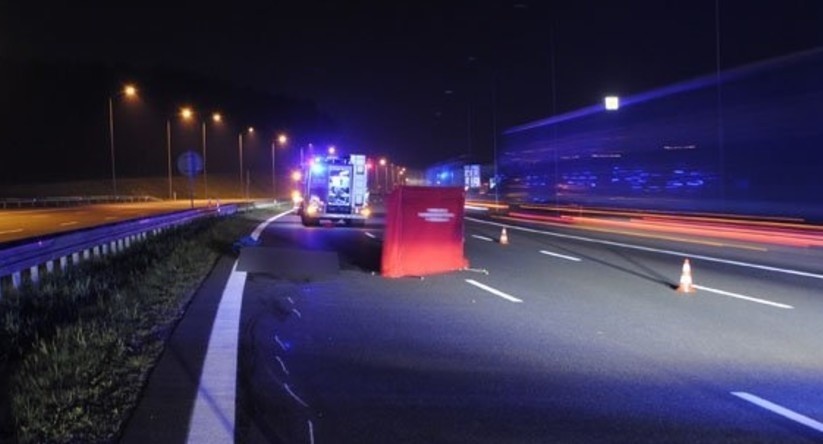 Wypadek na autostradzie 4 w Rudzie Śląskiej: Przy...
