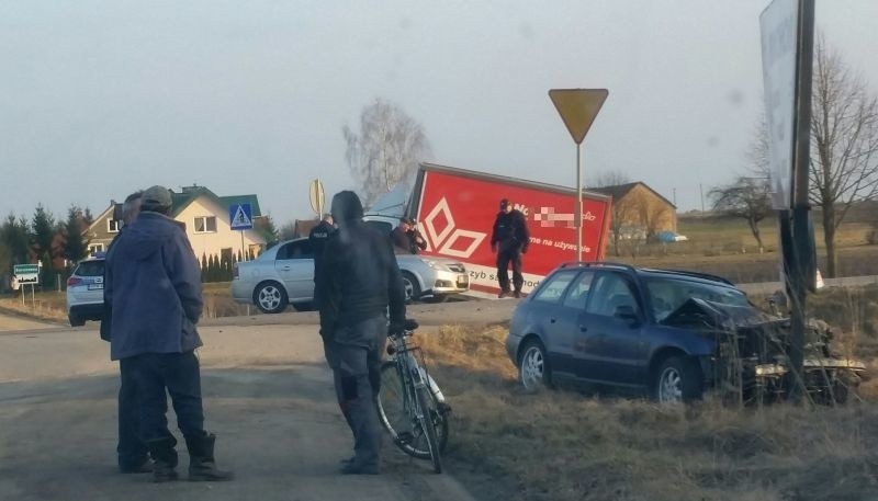 - Wypadek na drodze Białystok - Barszczewo -napisał do nas...