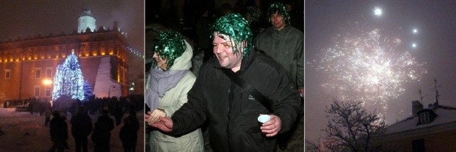 Dobra zabawa, szampan, sztuczne ognie - w Sandomierzu przywitaliśmy Nowy Rok.