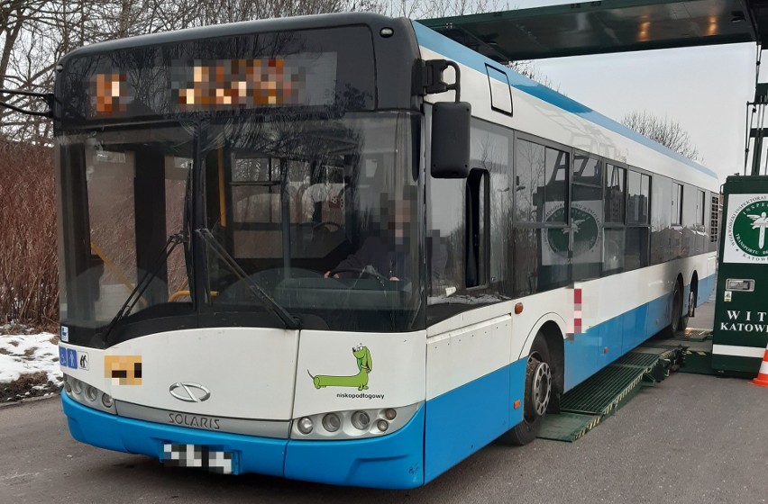 Kontrole autobusów miejskich w aglomeracji śląskiej....