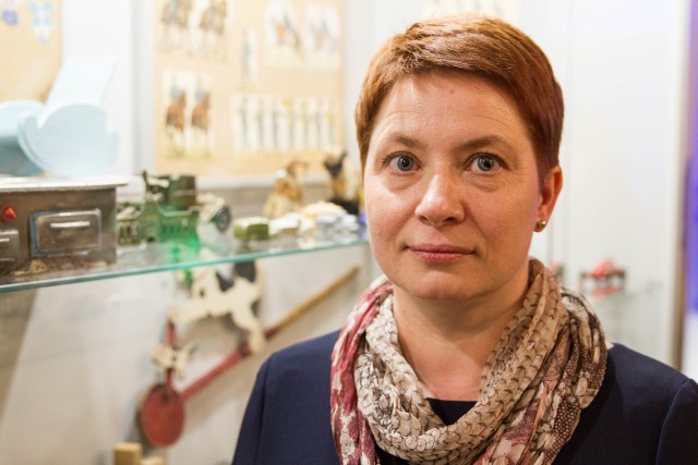 Marzena Lorenc,   kustosz i kurator nowej wystawy w Muzeum Okręgowym w Rzeszowie