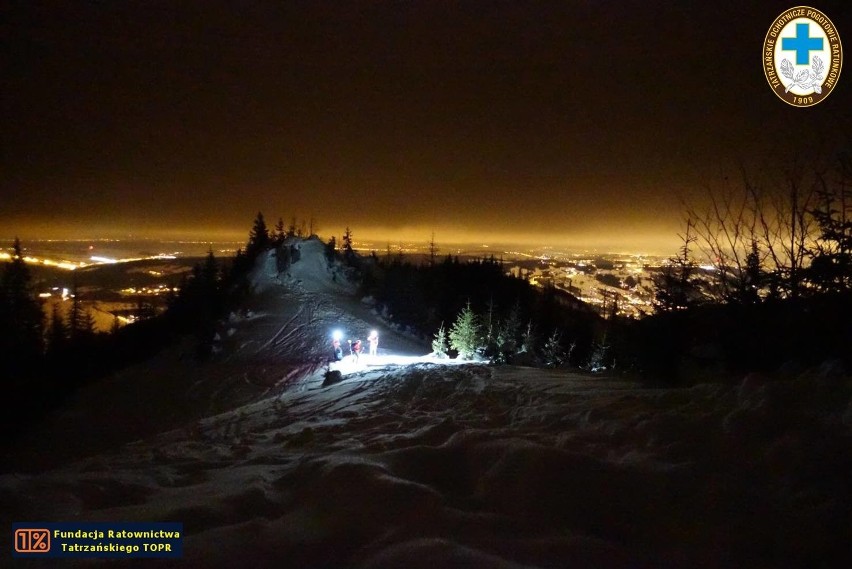 Nocna akcja ratunkowa w Tatrach. Turyści zgubili szlak [ZDJĘCIA]