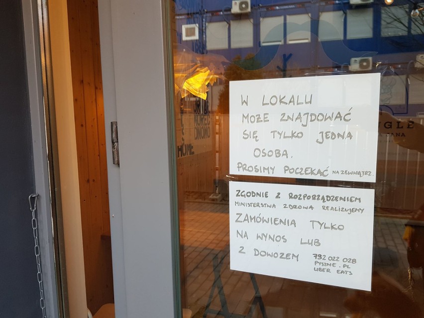 Koronawirus w Szczecinie. Zamknięte lokale na Podzamczu