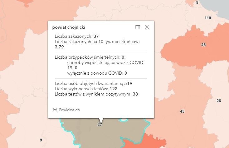 Raport zakażeń koronawirusem 18.04.2021