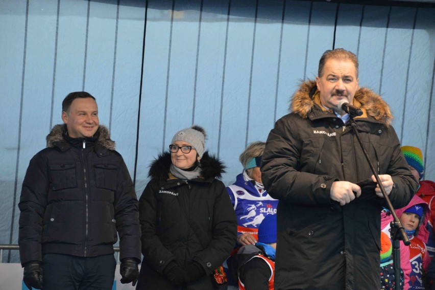 Zakopane. Prezydent Duda szusował na Polanie Szymoszkowej [ZDJĘCIA]