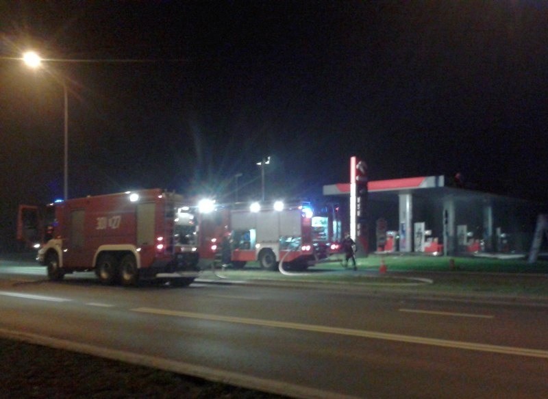 Wyciek gazu LPG na stacji Orlen (wideo, zdjęcia)