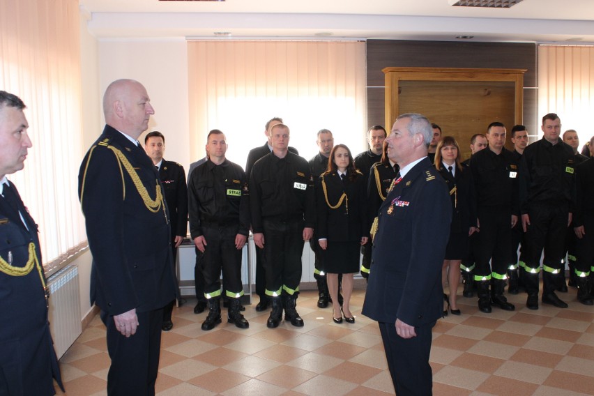 Odejście na zaopatrzenie emerytalne Zastępcy Komendanta Powiatowego PSP w Bielsku Podlaskim (zdjęcia)
