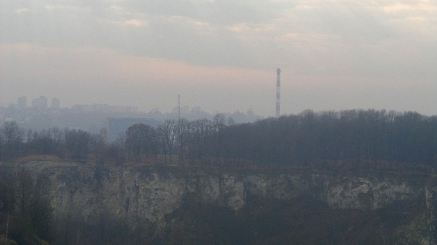Smog nad Krakowem.