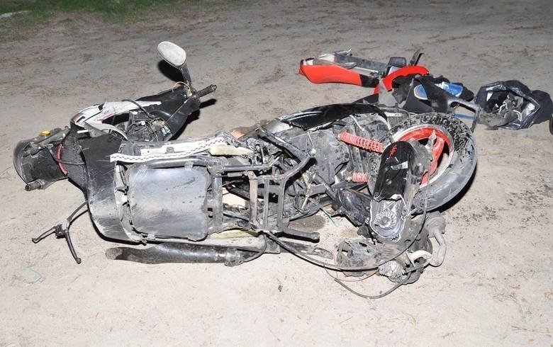 8 maja w Sarnowie motorower zderzył się z samochodem....