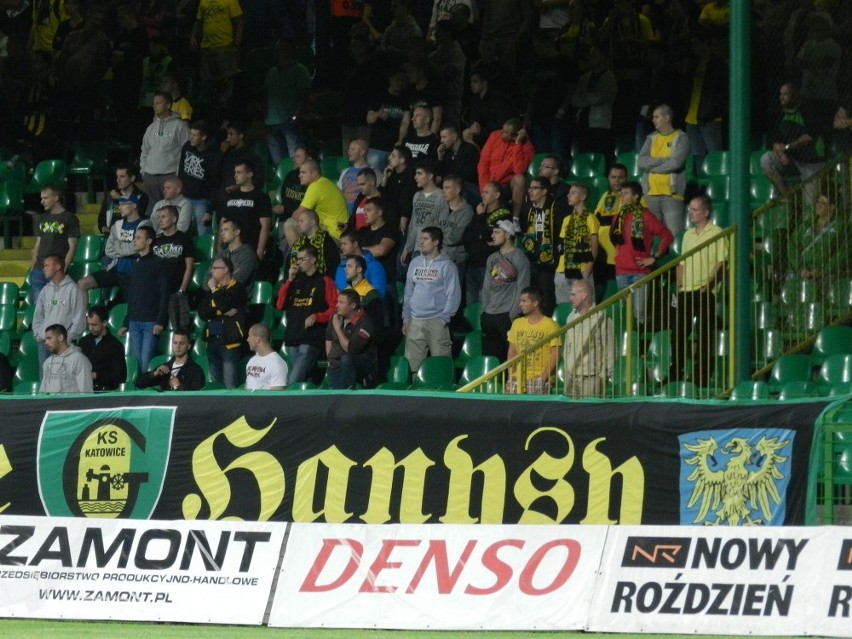 Kibice na meczu  GKS Katowice - Chrobry Głogów 1:2