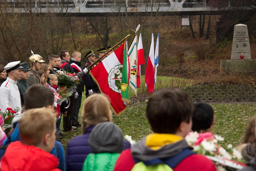 Sosnowiec: uroczystości na Trójkącie Trzech Cesarzy z okazji 11 Listopada [ZDJĘCIA]